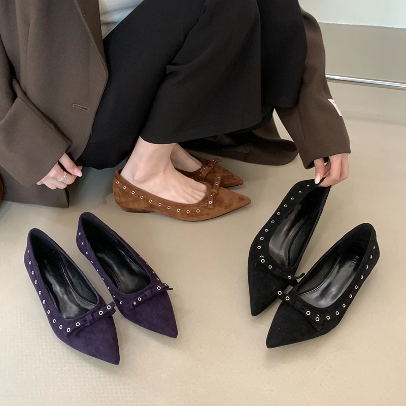 SUOJIALUN 2025 Autumn New Brand Women Flat Shoes Fashion Pointed Toe Shallow Slip On Single Shoes Ladies Elegant Dress Boat Shoe
SUOJIALUN 2025 Autumn New Brand Women Flat Shoes Fashion Pointed Toe Shallow Slip On Single Shoes Ladies Elegant Dress Boat Shoe