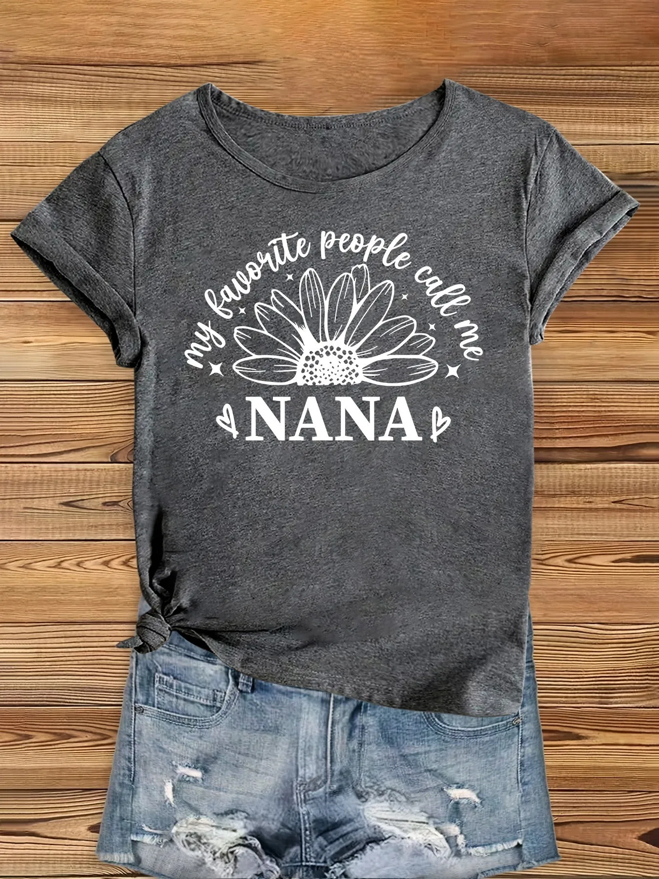 Plus size women's short sleeve T-shirt My Favorite People Call Me Nana Daily comfortable versatile style summer outfit women's
Plus size women's short sleeve T-shirt My Favorite People Call Me Nana Daily comfortable versatile style summer outfit women's