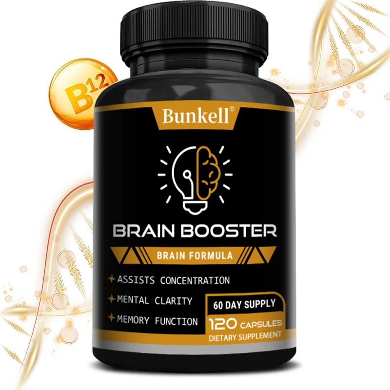 Brain Support Capsules, Vitamin B12, Support Energy Metabolism, Nervous, Brain Mood & Cardiovascular Health, Relieve Fatigue
Brain Support Capsules, Vitamin B12, Support Energy Metabolism, Nervous, Brain Mood & Cardiovascular Health, Relieve Fatigue