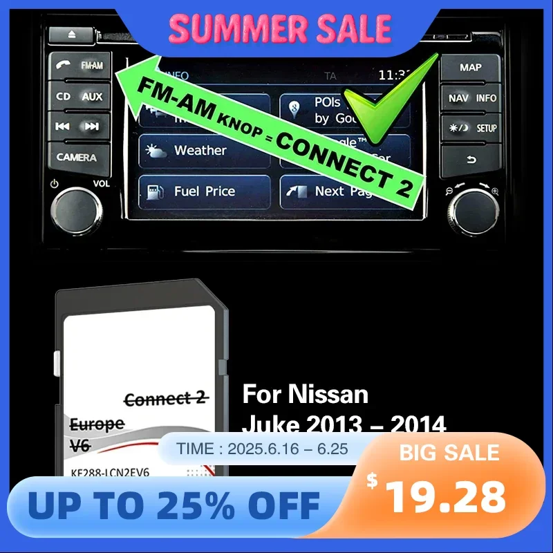 Для Nissan Juke 2013 2014 C2V6 Франция Монако Греция Нидерланды SD навигационная карта
Для Nissan Juke 2013 2014 C2V6 Франция Монако Греция Нидерланды SD навигационная карта