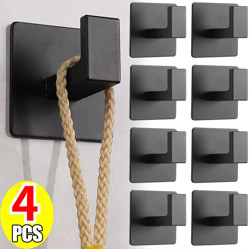 1/4Pcs Strong Self-Adhesive Wall Hooks Keys Bag Shower Robe Hanging Holder Clothes Coat Hanger Towel Rack Kitchen Bathroom Hook
1/4Pcs Strong Self-Adhesive Wall Hooks Keys Bag Shower Robe Hanging Holder Clothes Coat Hanger Towel Rack Kitchen Bathroom Hook