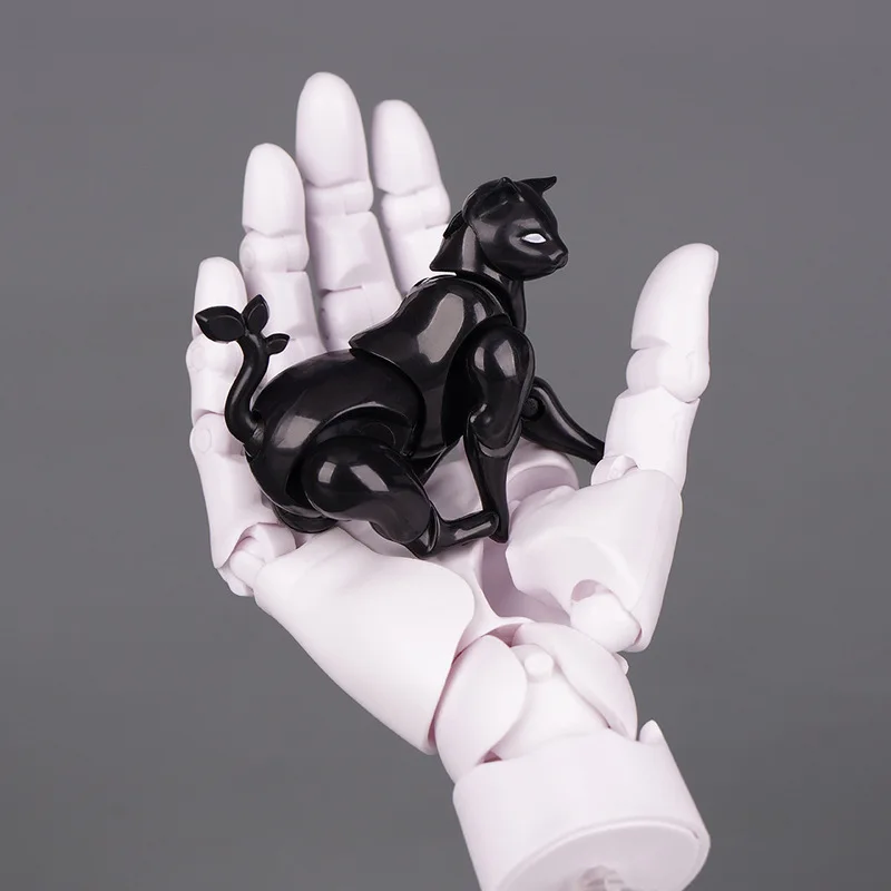 Mechagirl Style Articulated Black White Cat Action Figures Joint Posable Drawing Sketch Model Desktop Decor Gashapon Display Box
Mechagirl Style Articulated Black White Cat Action Figures Joint Posable Drawing Sketch Model Desktop Decor Gashapon Display Box