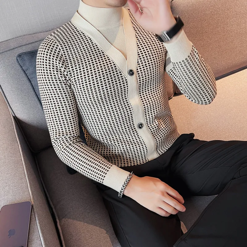 British Style Autumn Winter New Turtleneck Sweater For Men Clothing Simple Slim Fit Long Sleeve Knitted Pullovers Pull Homme 4XL
British Style Autumn Winter New Turtleneck Sweater For Men Clothing Simple Slim Fit Long Sleeve Knitted Pullovers Pull Homme 4XL
