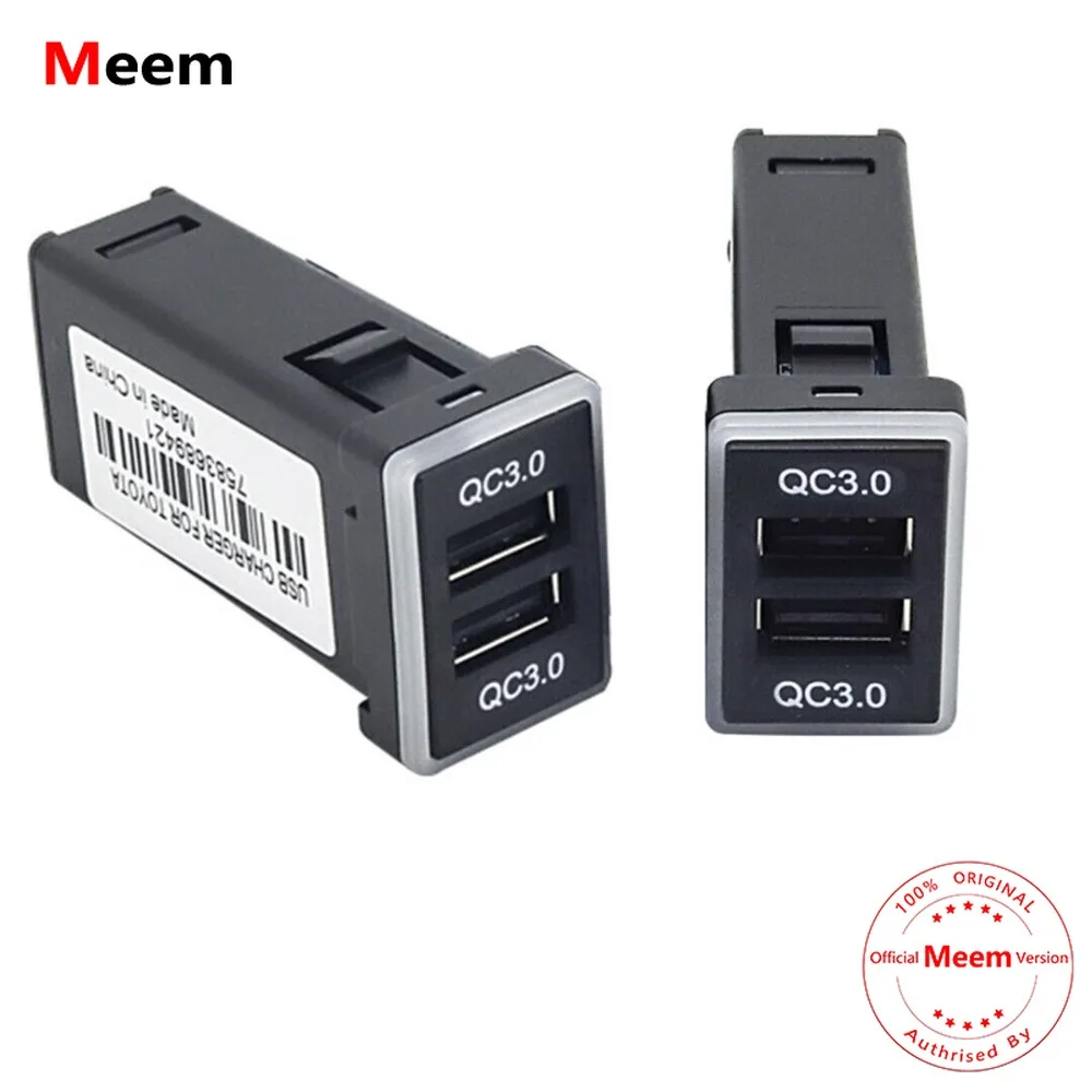 Зарядное устройство с USB-портом QC для Toyota Tacoma Tundra Sequoia Mitsubishi Outlander
Зарядное устройство с USB-портом QC для Toyota Tacoma Tundra Sequoia Mitsubishi Outlander