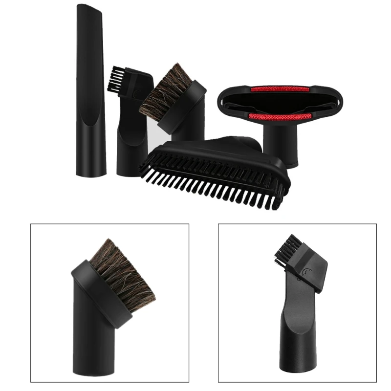 5 Pcs Universal Vacuum Attachments Brushes Dust Brush Small Round Brush Head for Cleaning Keyboards Bookshelves
5 Pcs Universal Vacuum Attachments Brushes Dust Brush Small Round Brush Head for Cleaning Keyboards Bookshelves