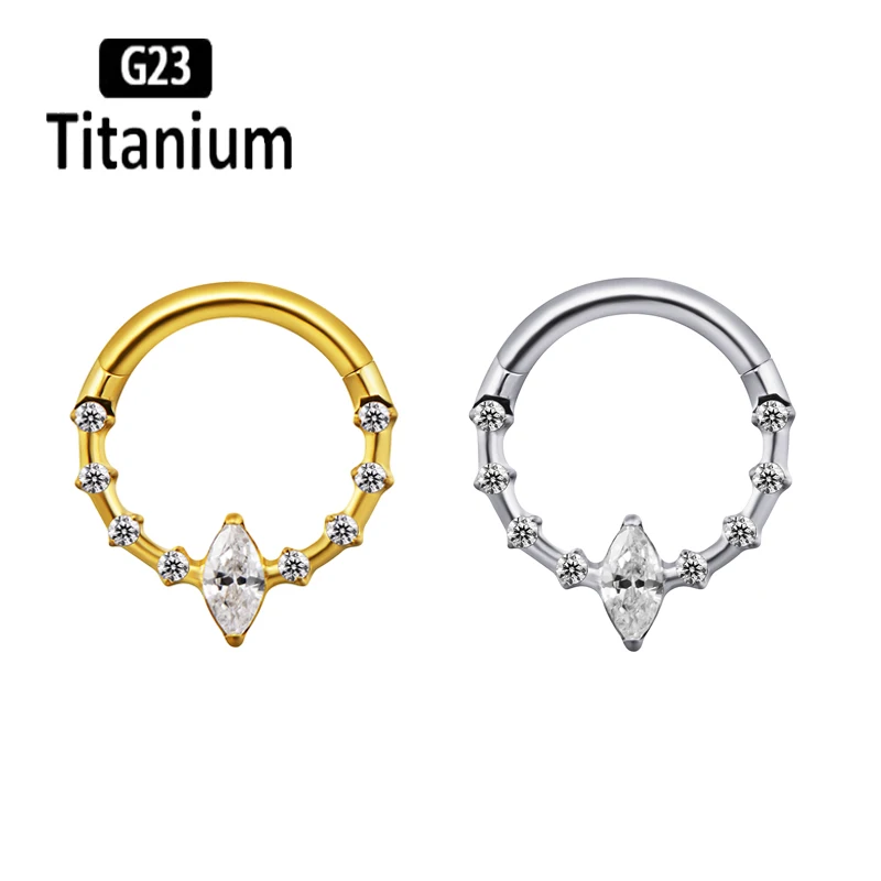 Implant Grade G23 Titanium Piercing Nose Ring Hoop Fashion Septum Clicker Cartilage Helix Ear Piercing Body Jewelry Earrings 16g
Implant Grade G23 Titanium Piercing Nose Ring Hoop Fashion Septum Clicker Cartilage Helix Ear Piercing Body Jewelry Earrings 16g