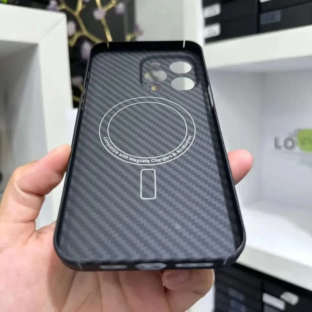 Роскошный магнитный чехол Magsafe с беспроводной зарядкой из углеродного волокна для iPhone 16, 15 Pro Max, 14 15 Plus, ультратонкий чехол из арамидного волокна
Роскошный магнитный чехол Magsafe с беспроводной зарядкой из углеродного волокна для iPhone 16, 15 Pro Max, 14 15 Plus, ультратонкий чехол из арамидного волокна