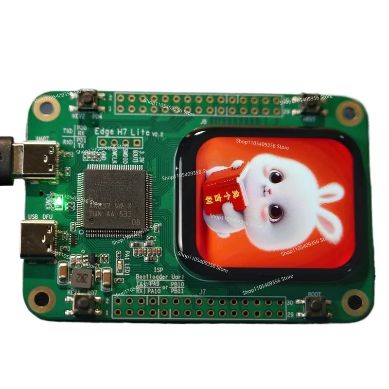 For STM32H7 Development Board Edge H7 Lite STM32H750 STM32H7B0 with Touch Screen Used
For STM32H7 Development Board Edge H7 Lite STM32H750 STM32H7B0 with Touch Screen Used