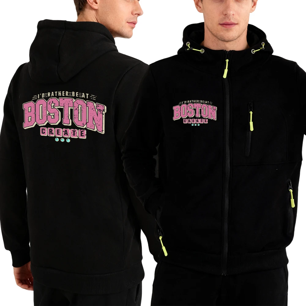 Толстовки на молнии с рисунком «Я бы предпочел быть бостона», мужская модная удобная толстовка с мягким флисом, спортивная одежда, повседневный уличный топ
Толстовки на молнии с рисунком «Я бы предпочел быть бостона», мужская модная удобная толстовка с мягким флисом, спортивная одежда, повседневный уличный топ