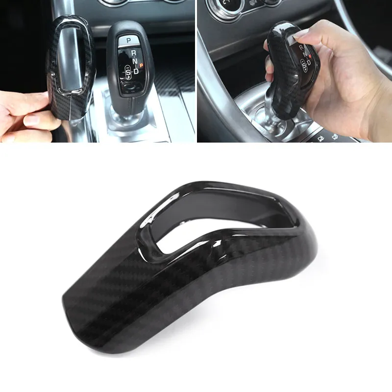 ABS Carbon Texture Car Accessories Gear Shift Knob Cover Trim For Land Rover Range Rover Sport 2014 2015 2016 2017
ABS Carbon Texture Car Accessories Gear Shift Knob Cover Trim For Land Rover Range Rover Sport 2014 2015 2016 2017