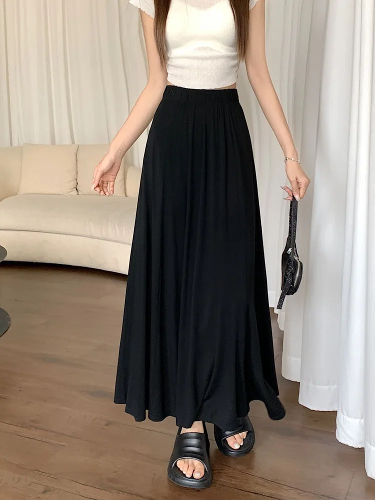 2024 Spring Summer Women Fashion Loose Big Swing Skirts Female Long High Waist Skirts Ladies Solid Color A-line Skirt B138
2024 Spring Summer Women Fashion Loose Big Swing Skirts Female Long High Waist Skirts Ladies Solid Color A-line Skirt B138