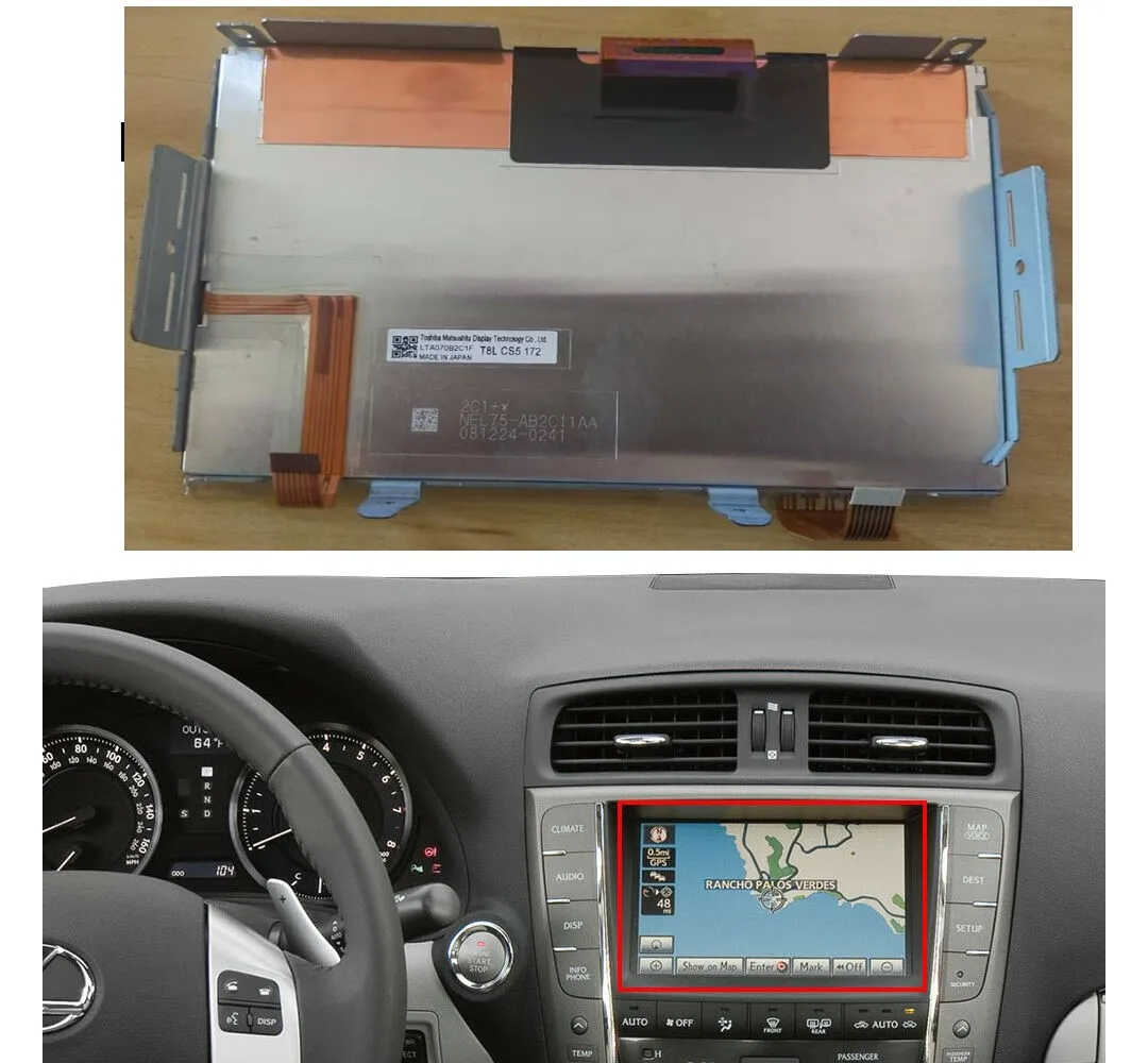 Навигационный TFT ЖК-дисплей с сенсорным экраном для Lexus IS250 IS300 IS350 2010-2013
Навигационный TFT ЖК-дисплей с сенсорным экраном для Lexus IS250 IS300 IS350 2010-2013