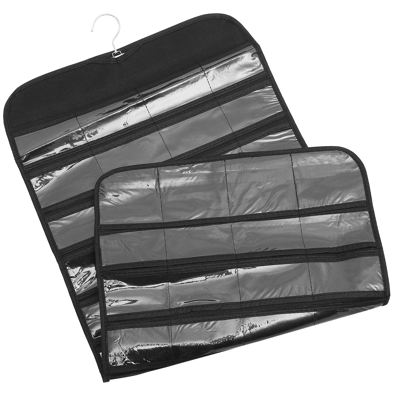 Hanging Jewelry Organizer Bag Double Sided Multi Compartment Storage Pouch for Earrings Necklaces Pins Quick Find Wall Hanging
Hanging Jewelry Organizer Bag Double Sided Multi Compartment Storage Pouch for Earrings Necklaces Pins Quick Find Wall Hanging