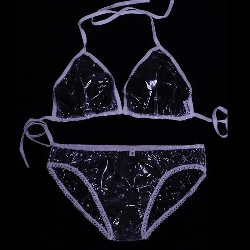 See Through Sheer Transparent PVC Sheer Sexy Hot Spicy Sexy Bikini Suit Waterproof Transparent Model Photograph Stage Live Show
See Through Sheer Transparent PVC Sheer Sexy Hot Spicy Sexy Bikini Suit Waterproof Transparent Model Photograph Stage Live Show