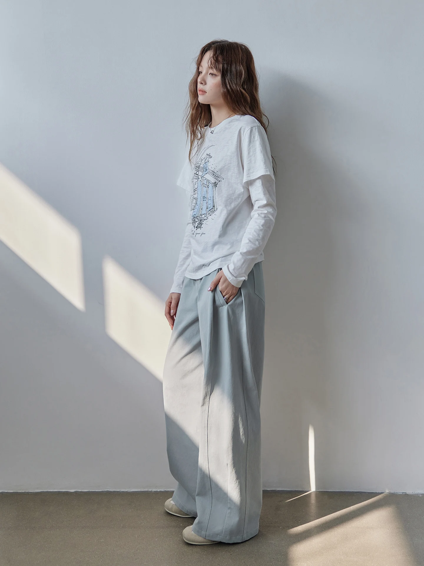 Momolife Casual Cotton High Waist Straight Leg Blue Grey Summer Pants Women's Loose Fit Long Trousers Comfortable Fashion
Momolife Casual Cotton High Waist Straight Leg Blue Grey Summer Pants Women's Loose Fit Long Trousers Comfortable Fashion