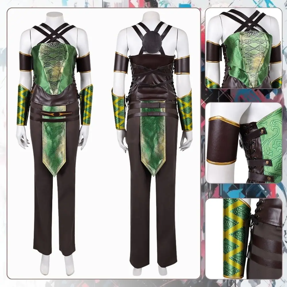 Movie Mortal Kombat Jade Cosplay Costume for Adult Women Clothing Roleplaying Fantasia Outfits Halloween Carnival Party Suit
Movie Mortal Kombat Jade Cosplay Costume for Adult Women Clothing Roleplaying Fantasia Outfits Halloween Carnival Party Suit