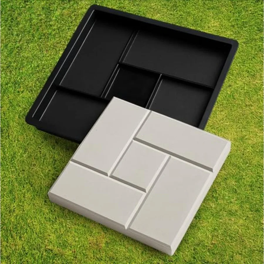 4 pcs Plastic Molds Concrete Patio Paving Mold Slabs Labyrinth - Big Beautiful Pathmaker Precast Concrete Molds and Forms Stamp
4 pcs Plastic Molds Concrete Patio Paving Mold Slabs Labyrinth - Big Beautiful Pathmaker Precast Concrete Molds and Forms Stamp