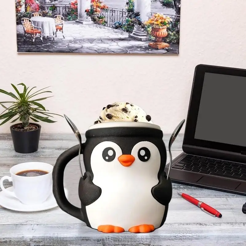 Ice Cream Pint Holder 16oz Ice Cream Cup Spoon Slot Secret Snack Drawer Cute Penguin Design Storage Organizer For Snack Dessert
Ice Cream Pint Holder 16oz Ice Cream Cup Spoon Slot Secret Snack Drawer Cute Penguin Design Storage Organizer For Snack Dessert