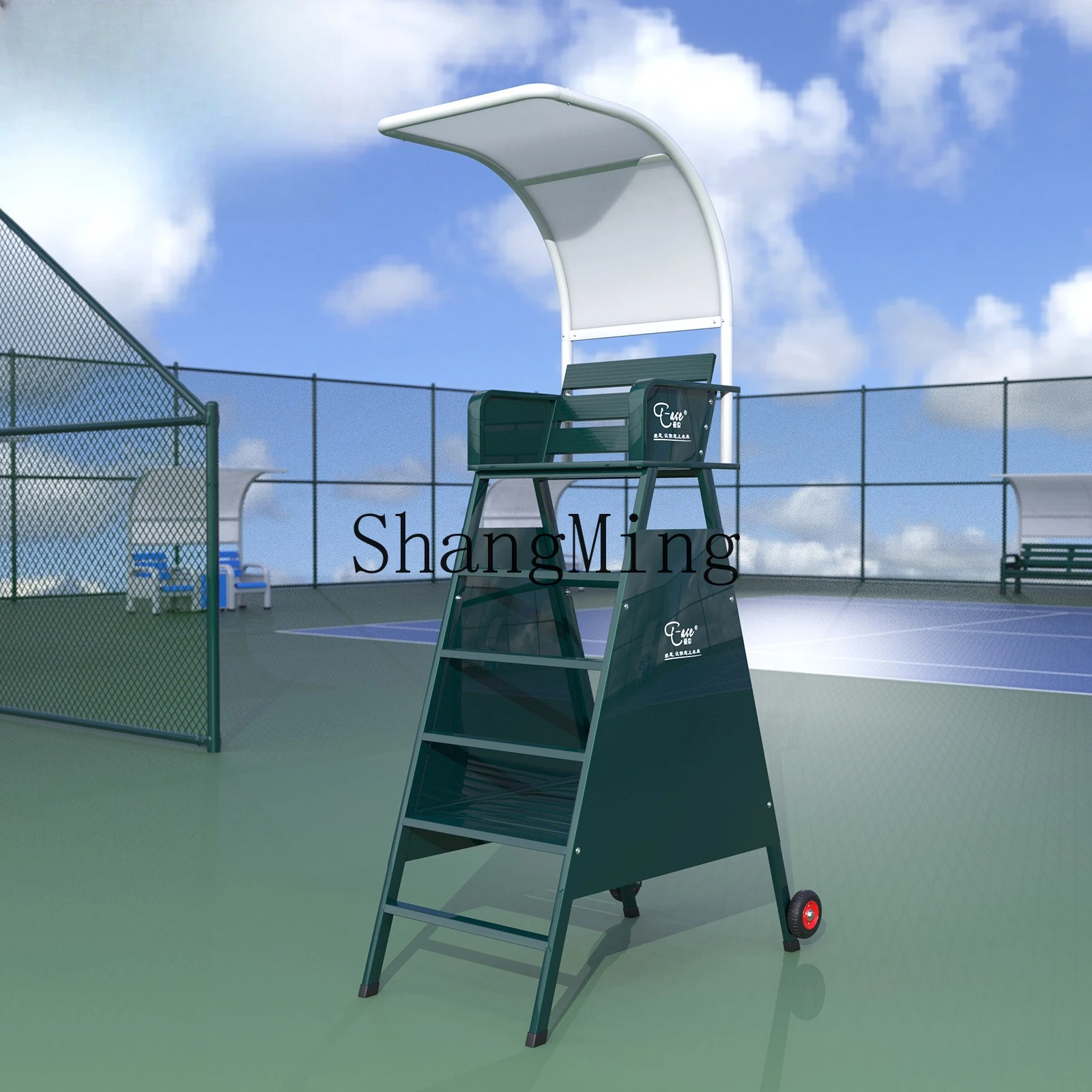 CL tennis court referee chair High-grade aluminum alloy, steel structure solid wood referee chair seat Rear wheel movement
CL tennis court referee chair High-grade aluminum alloy, steel structure solid wood referee chair seat Rear wheel movement
