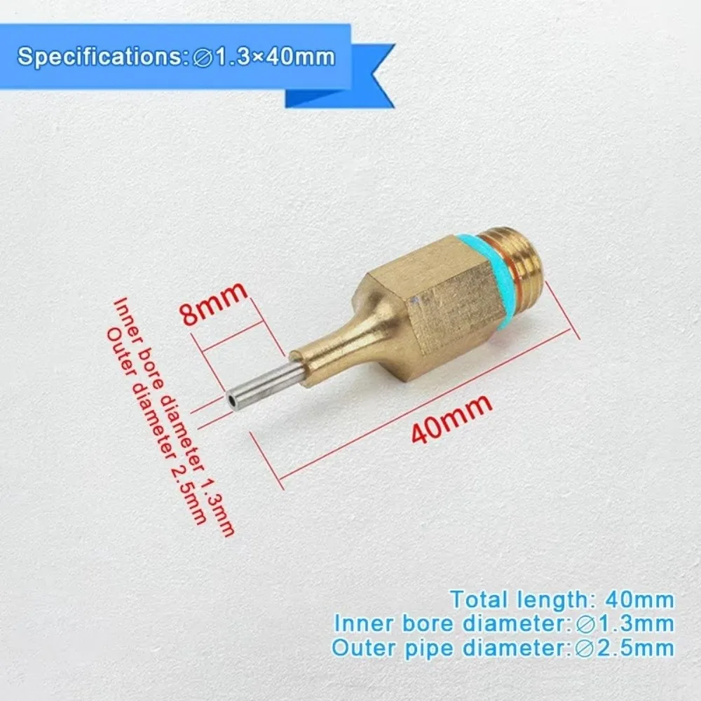 Brass Precision Hot Melt Glue Nozzle Head Repair Accessories Diameter 1mm/1.3mm Glue Nozzle Head Jewelry Making Nozzle
Brass Precision Hot Melt Glue Nozzle Head Repair Accessories Diameter 1mm/1.3mm Glue Nozzle Head Jewelry Making Nozzle