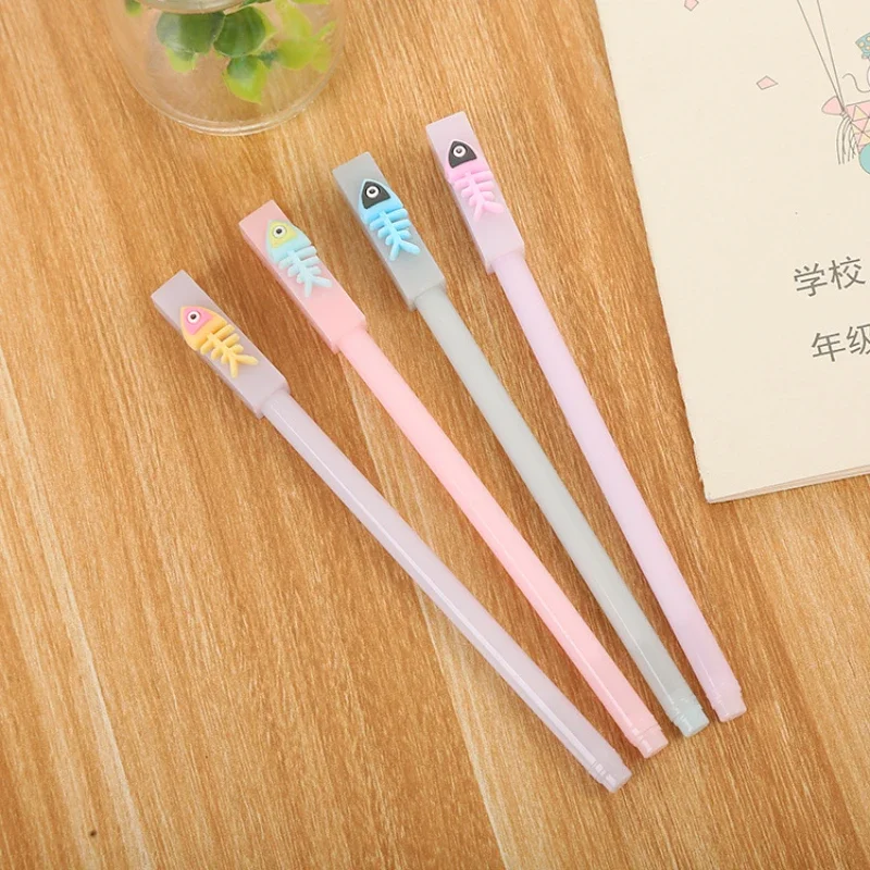 50PCS Creative candy color fresh student Rollerball pen cute learning stationery cartoon fish bone signature ink pen
50PCS Creative candy color fresh student Rollerball pen cute learning stationery cartoon fish bone signature ink pen