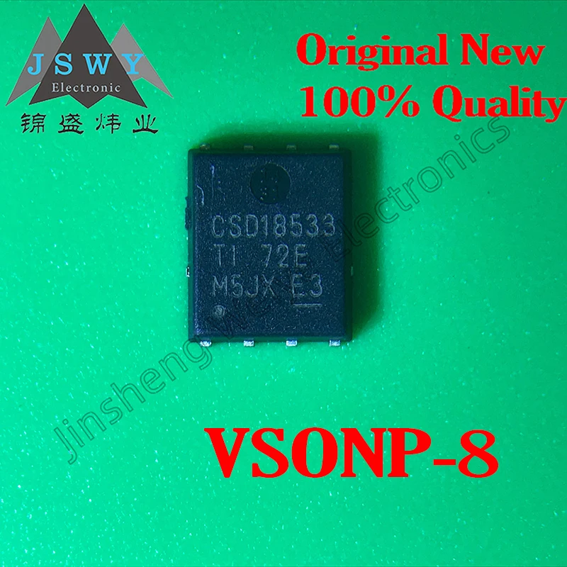 (10/50 pieces) CSD18533Q5A SON-8 CSD18533/N channel/60V103A/New original stock Electronics
(10/50 pieces) CSD18533Q5A SON-8 CSD18533/N channel/60V103A/New original stock Electronics