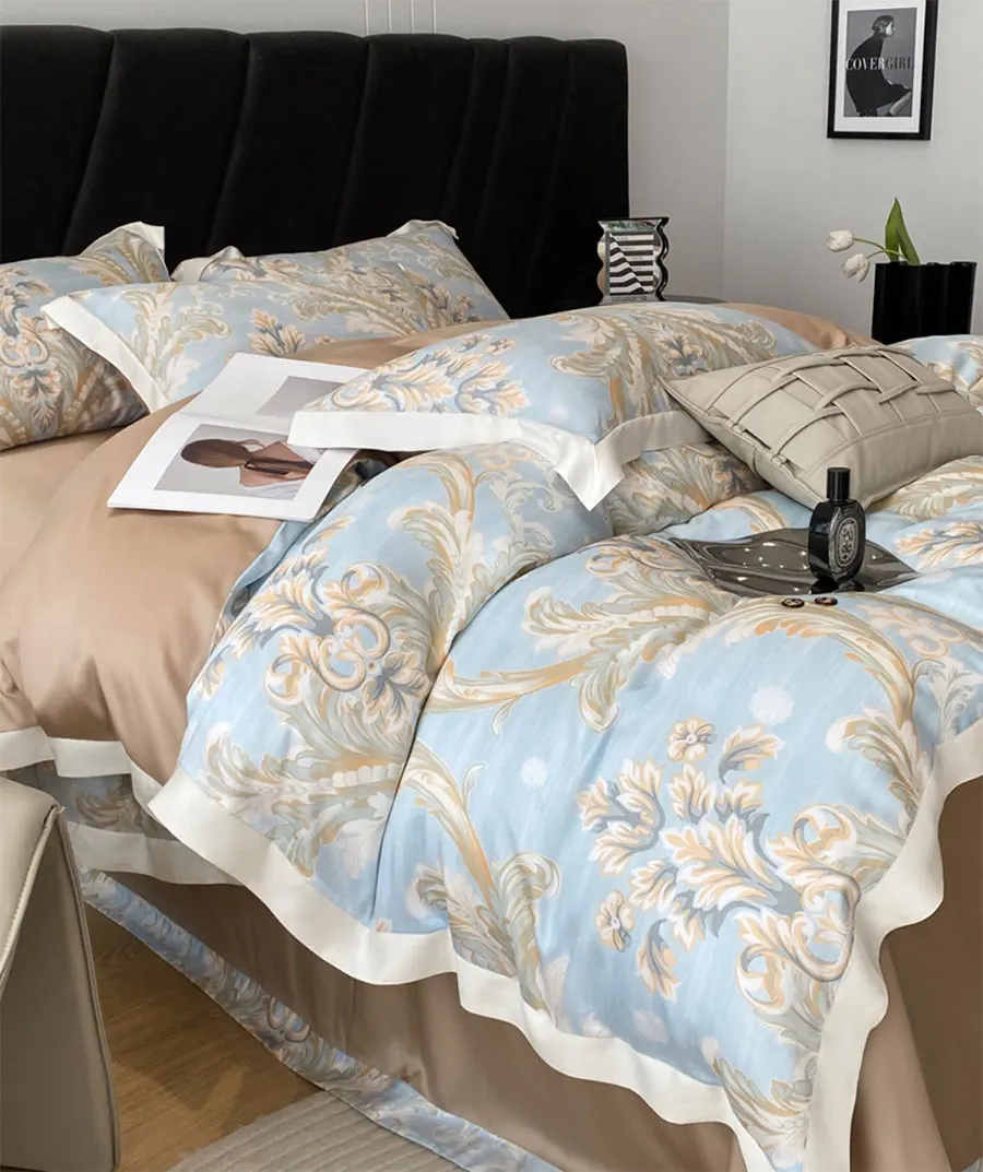 european vintage baroque blue bedding set,full queen king pastoral geometric home textile flat sheet pillow case duvet cover
european vintage baroque blue bedding set,full queen king pastoral geometric home textile flat sheet pillow case duvet cover
