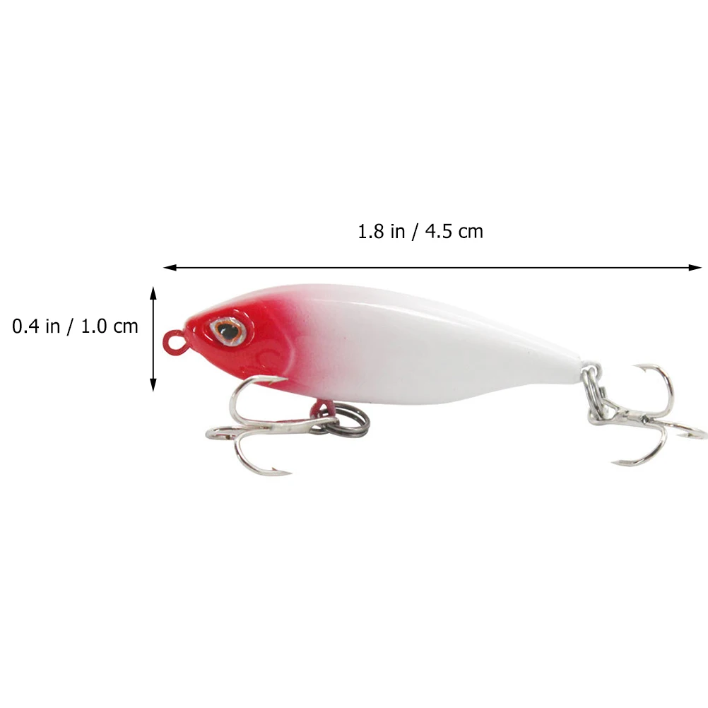 6Pcs Imitation Fishing Lures Lifelike Swimming Posture Durable Lightweight Small Size Bright Colors Effective Fish Attract 
6Pcs Imitation Fishing Lures Lifelike Swimming Posture Durable Lightweight Small Size Bright Colors Effective Fish Attract