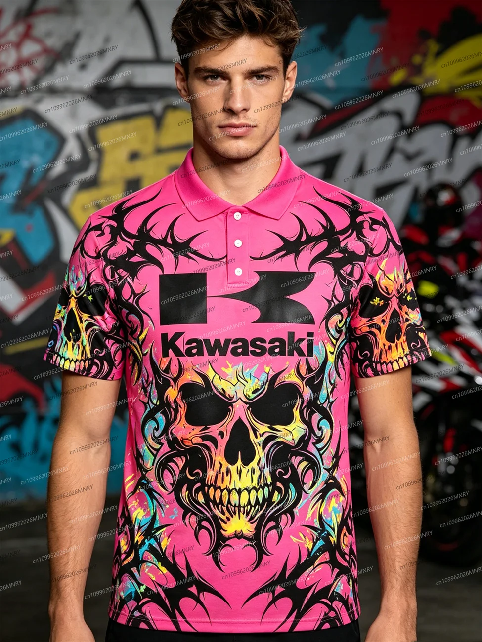 Kawasaki Motorcycle Racer Riding men's polo shirts Summer men Short Sleeve Women T-Shirt Oversized Clothing Top Men's clothing
Kawasaki Motorcycle Racer Riding men's polo shirts Summer men Short Sleeve Women T-Shirt Oversized Clothing Top Men's clothing