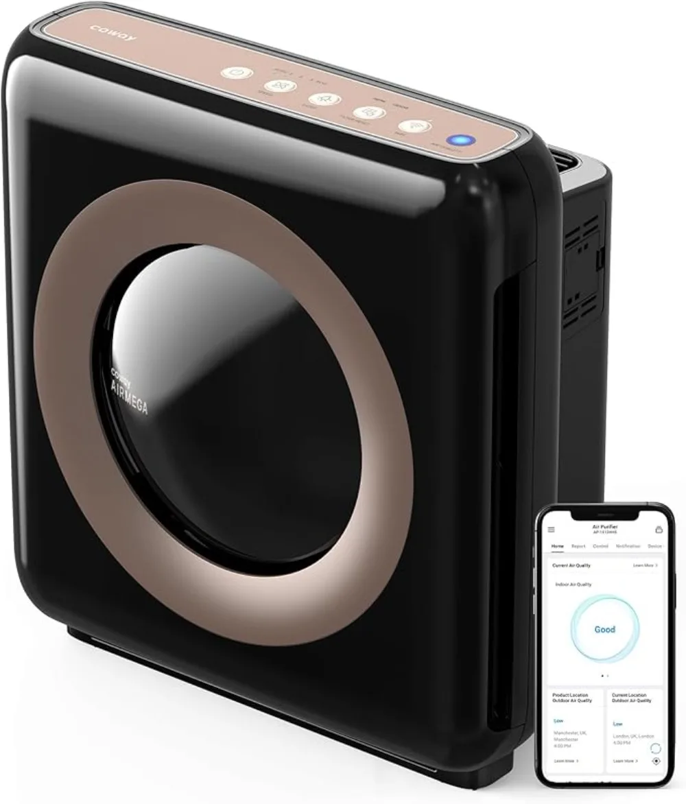 Умная технология Airmega AP-1512HHS с поддержкой приложения, совместимая с Amazon Alexa, очиститель воздуха True HEPA, черный/бронзовый
Умная технология Airmega AP-1512HHS с поддержкой приложения, совместимая с Amazon Alexa, очиститель воздуха True HEPA, черный/бронзовый