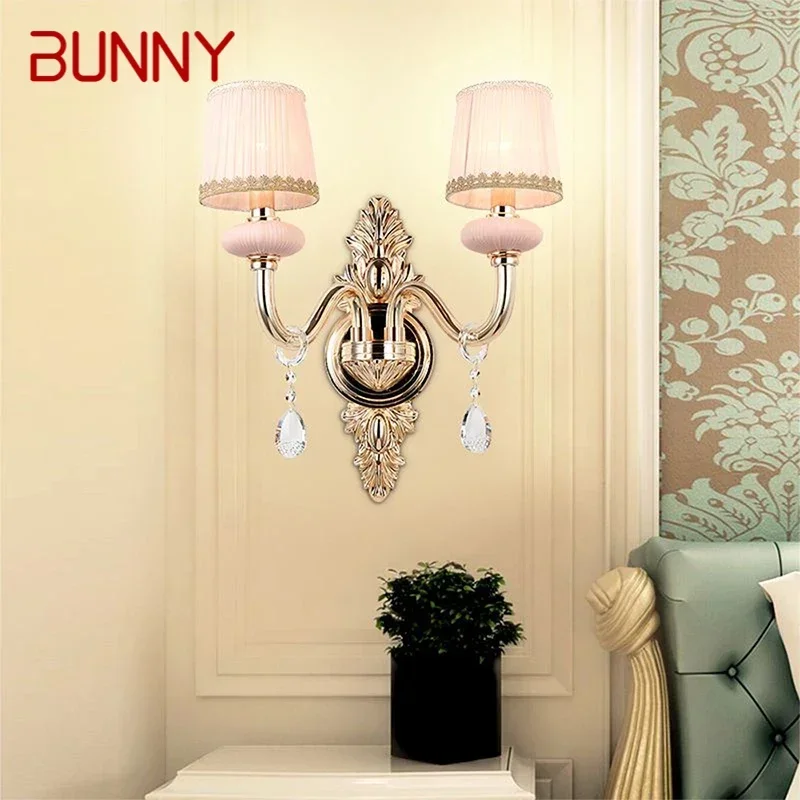 BUNNY Contemporary Crystal Wall Lamp Luxury Living Room Bedroom Bedside Lamp Background Wall Corridor Villa Hotel Lighting
BUNNY Contemporary Crystal Wall Lamp Luxury Living Room Bedroom Bedside Lamp Background Wall Corridor Villa Hotel Lighting