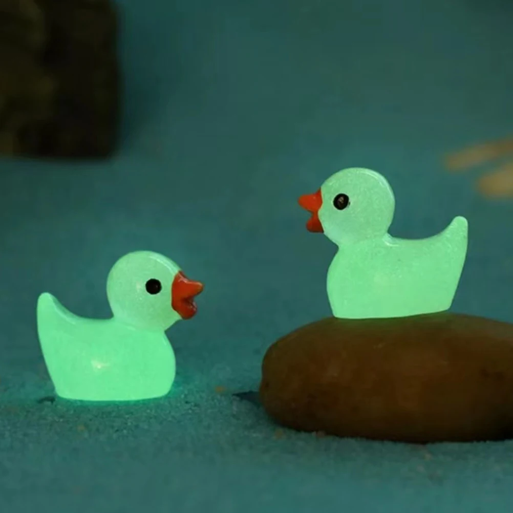 100 Pcs Luminous Duck Ornaments Mini Resin Figurine Animals Figures Miniature Figurines Office
100 Pcs Luminous Duck Ornaments Mini Resin Figurine Animals Figures Miniature Figurines Office