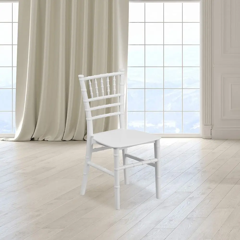10 Pack Kids White Resin Chiavari Chairs for Home or Rental Business
10 Pack Kids White Resin Chiavari Chairs for Home or Rental Business