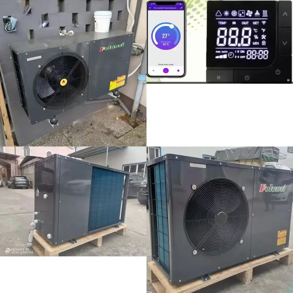 11KW air energy heat pump with WiFi APP remote control, RS485 parallel heating and cooling, optional hot water circulation
11KW air energy heat pump with WiFi APP remote control, RS485 parallel heating and cooling, optional hot water circulation