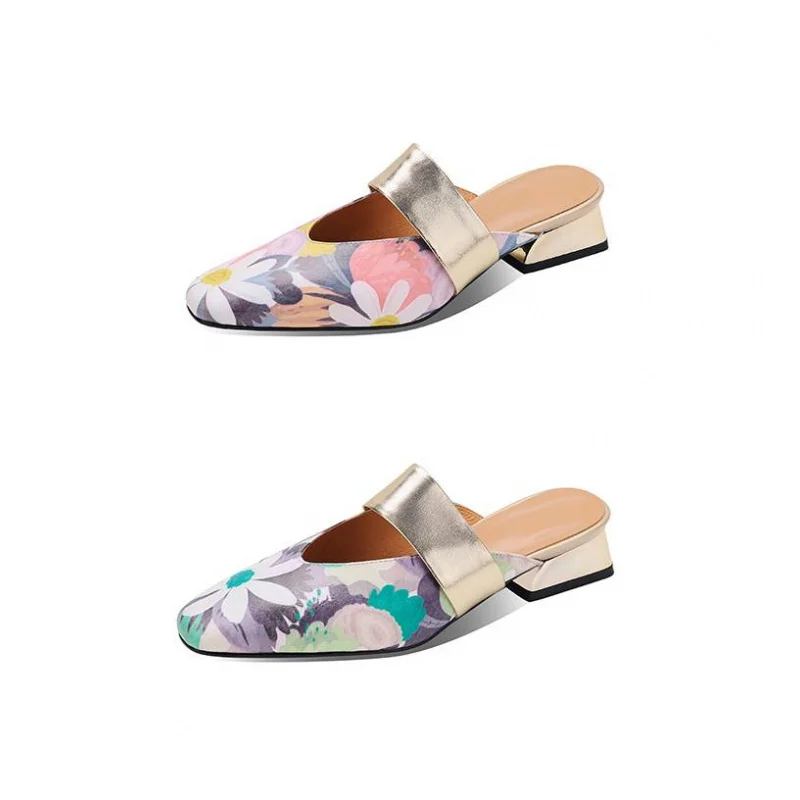 simple and elegant Comfortable Light Weight Big size Printing Slip-On Heels Slippers Square heel
simple and elegant Comfortable Light Weight Big size Printing Slip-On Heels Slippers Square heel