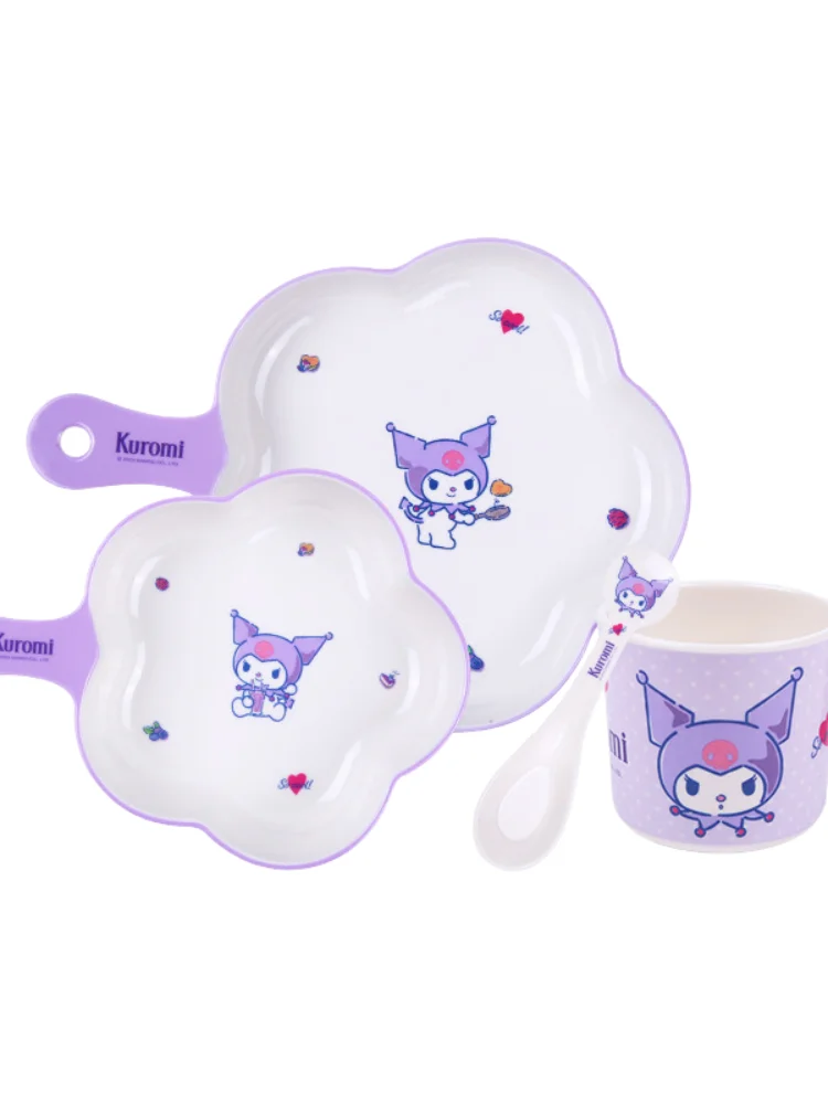 Sanrio Kuromi студенческая миска Kawaii аниме общежитие бытовой детский устойчивый к падению и термостойкий набор мисок для супа кухонные принадлежности
Sanrio Kuromi студенческая миска Kawaii аниме общежитие бытовой детский устойчивый к падению и термостойкий набор мисок для супа кухонные принадлежности