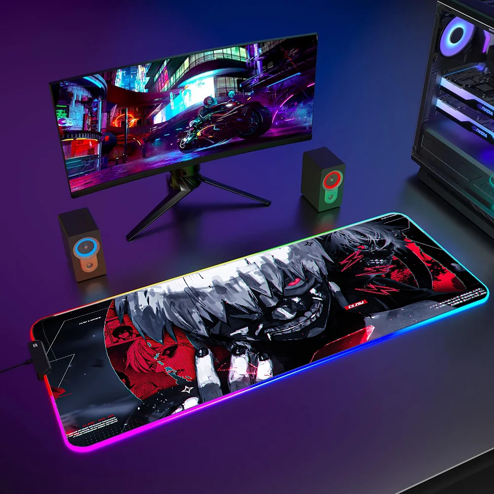 Mousepad RGB Kaneki Ken Pc Accessories Backlit Mouse Pad Rgb LED Deskmat Mause Pad Gamer Gaming Mouse Mat Mats Pads Carpet
Mousepad RGB Kaneki Ken Pc Accessories Backlit Mouse Pad Rgb LED Deskmat Mause Pad Gamer Gaming Mouse Mat Mats Pads Carpet