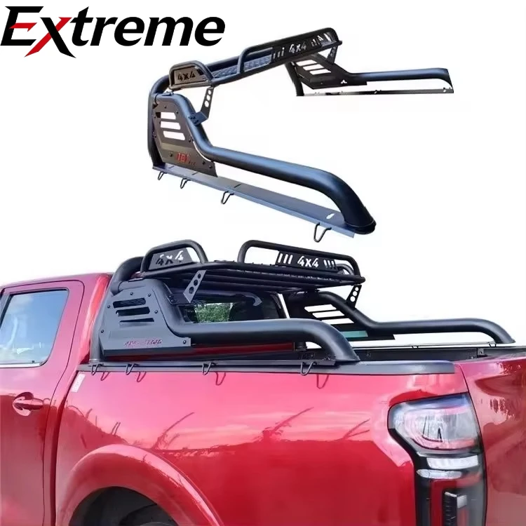 Roll cage for 2010-2016 Hilux Trition pickup trucks.
Roll cage for 2010-2016 Hilux Trition pickup trucks.