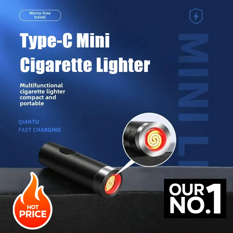 Newest Type-C Plug-in Lighter Windproof Outdoor Ignifier Car Cigarettes Lighters & Smoking Accessories Ignition Without Charging
Newest Type-C Plug-in Lighter Windproof Outdoor Ignifier Car Cigarettes Lighters & Smoking Accessories Ignition Without Charging
