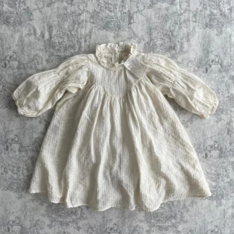 2021 Infants Solid Color Spring and Autumn Girls Cotton Jacquard Puff Sleeve Princess Dress Children Pastoral A-line Dresses
2021 Infants Solid Color Spring and Autumn Girls Cotton Jacquard Puff Sleeve Princess Dress Children Pastoral A-line Dresses