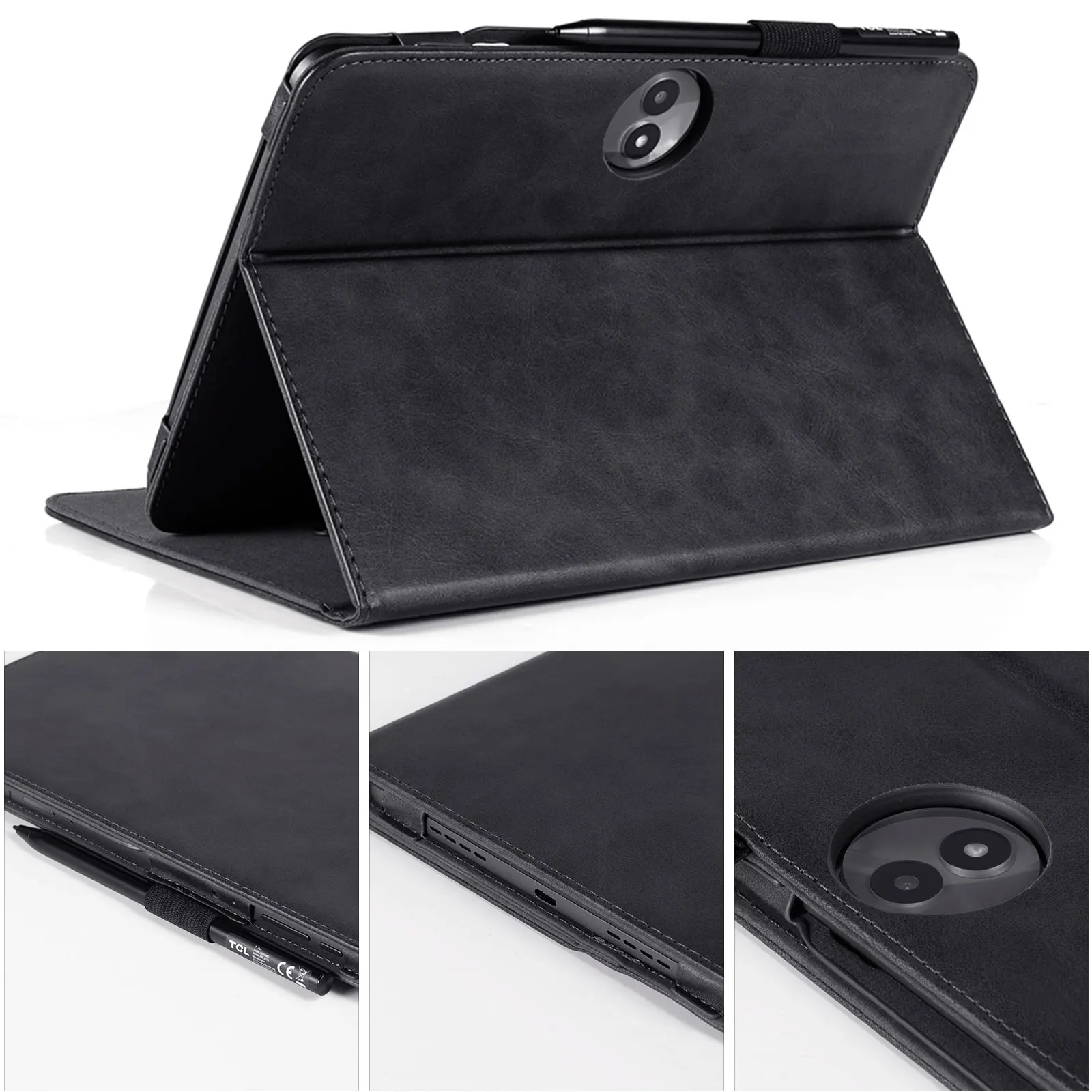 TCL TAB 11 Gen 2/TCL TAB 11 FE Case 11-inch,PU Leather Cover with Hand Strap, Multi-Angle Adjustable Stand with Auto Sleep/Wake
TCL TAB 11 Gen 2/TCL TAB 11 FE Case 11-inch,PU Leather Cover with Hand Strap, Multi-Angle Adjustable Stand with Auto Sleep/Wake