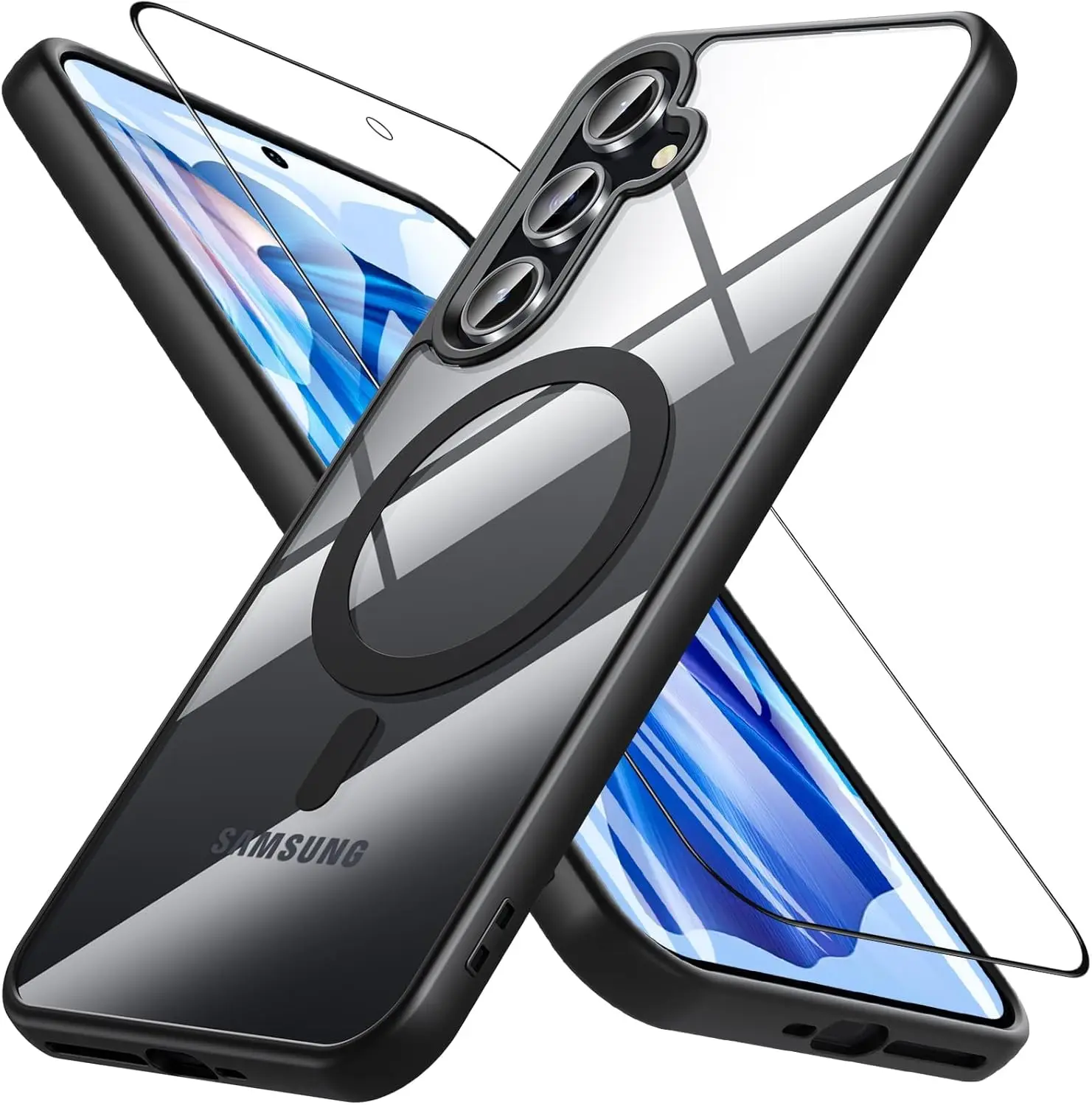 Hensinple Case for Samsung Galaxy A55 5G/A35 5G with Screen Protector, Compatible with MagSafe Military Shockproof
Hensinple Case for Samsung Galaxy A55 5G/A35 5G with Screen Protector, Compatible with MagSafe Military Shockproof