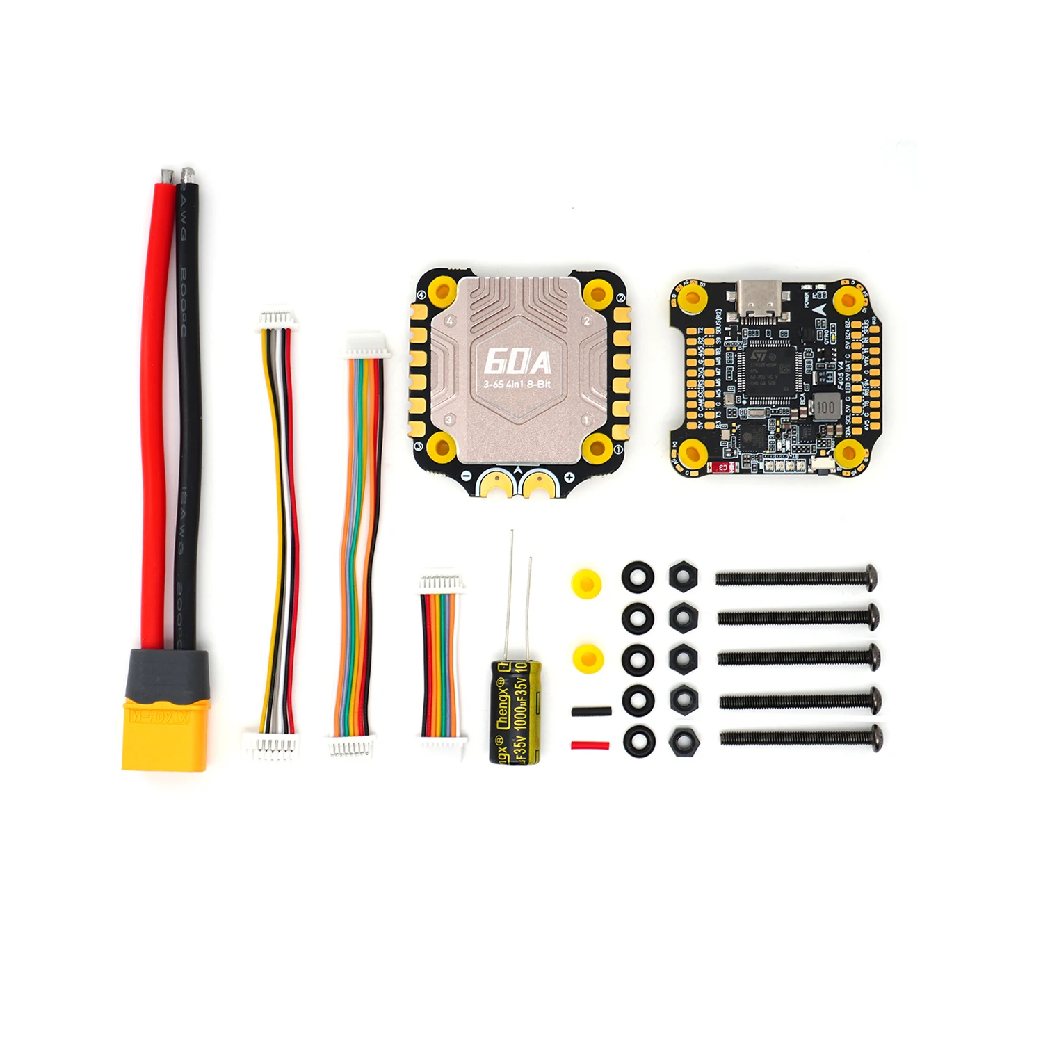 5-8 Inch RC Model Parts Flight Controller and Speed controller 4-in-1 8-Bit ESC for FPV Racing Drone DIY
5-8 Inch RC Model Parts Flight Controller and Speed controller 4-in-1 8-Bit ESC for FPV Racing Drone DIY