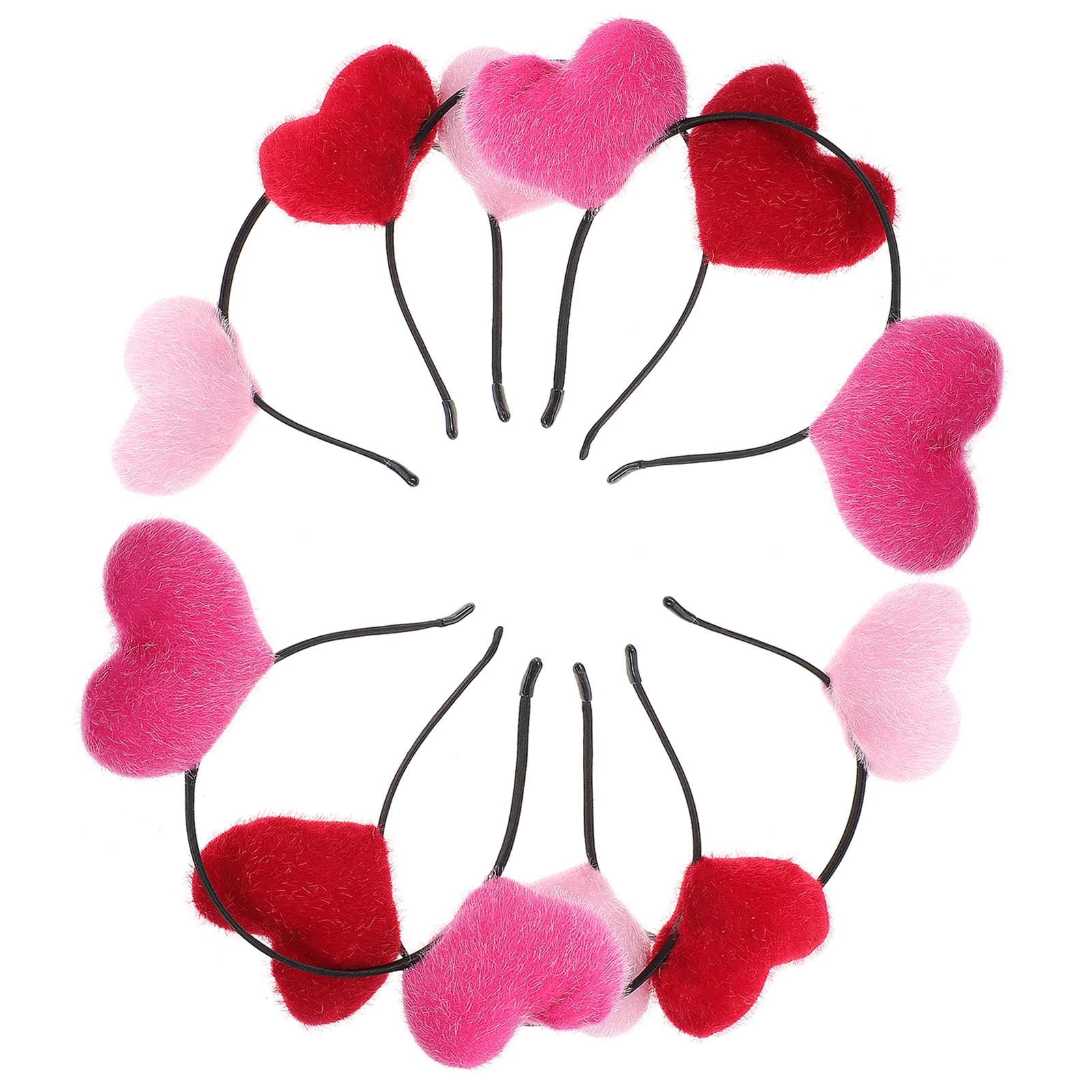 6pcs Heart Shaped Girls Headwear Rosy Accessories Girls Headwear Valentine Day Spring Style Daily Party
6pcs Heart Shaped Girls Headwear Rosy Accessories Girls Headwear Valentine Day Spring Style Daily Party