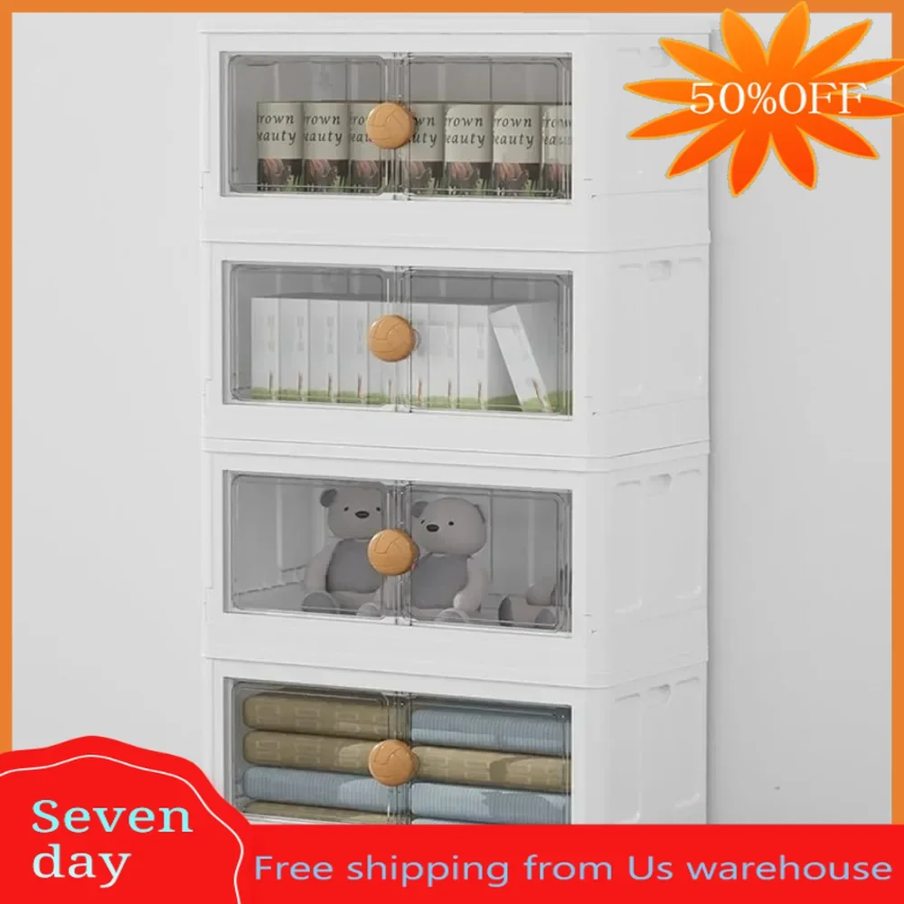 Stackable Storage Bins With Lids and Double Doors 27Gal Organizer Folding Storage Box Storage Containers With Wheels for Home
Stackable Storage Bins With Lids and Double Doors 27Gal Organizer Folding Storage Box Storage Containers With Wheels for Home