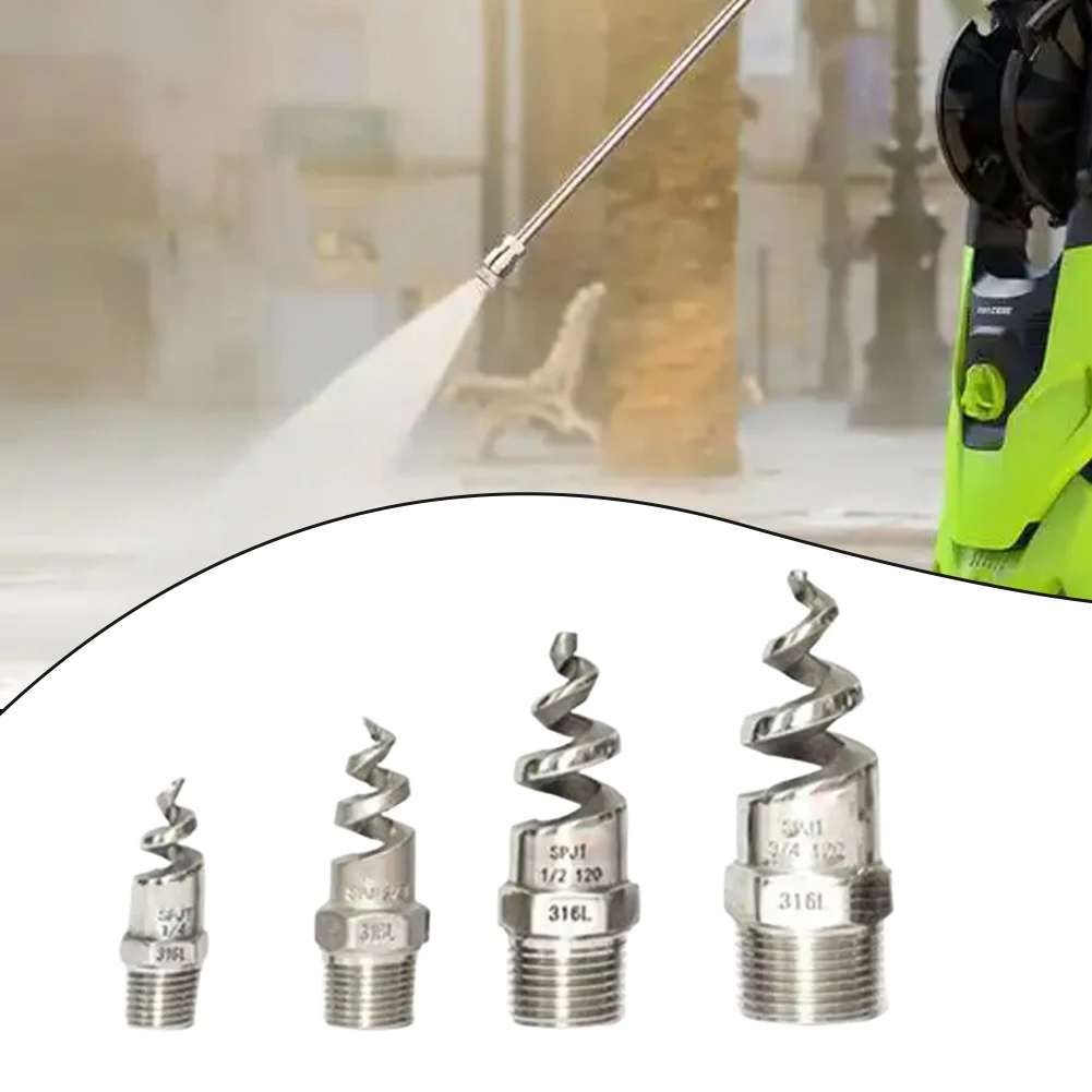 2pc Spiral Atomizing Nozzle Watering Mist Sprinkler Spray Angle 120° Garden Lawn Irrigation Nozzle Industrial Dust Remove Nozzle
2pc Spiral Atomizing Nozzle Watering Mist Sprinkler Spray Angle 120° Garden Lawn Irrigation Nozzle Industrial Dust Remove Nozzle