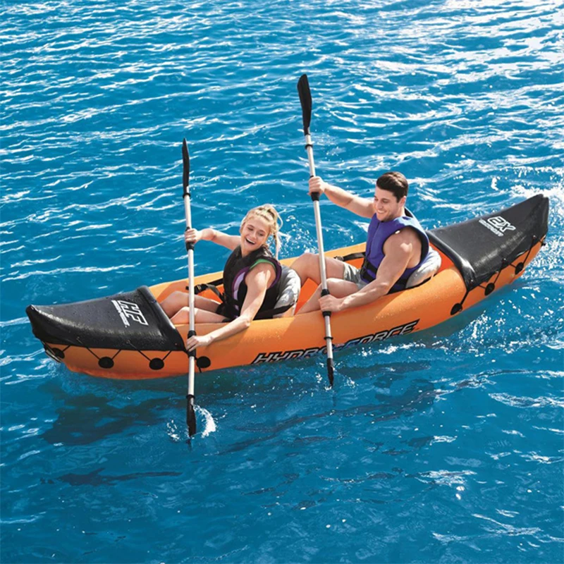 Inflatable Kayak Fishing Boat Portable Water Sport With Paddle Pump And Bag For 2Persons Size 321*88CM Orange
Inflatable Kayak Fishing Boat Portable Water Sport With Paddle Pump And Bag For 2Persons Size 321*88CM Orange