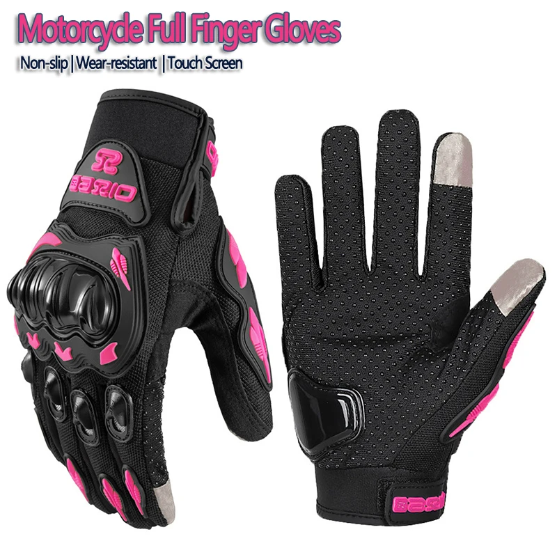 Summer Fall Full Finger Breathable Non-Slip Motorcycle Riding Gloves Motocross Racing Touch screen Resistant Glove For Women Men
Summer Fall Full Finger Breathable Non-Slip Motorcycle Riding Gloves Motocross Racing Touch screen Resistant Glove For Women Men