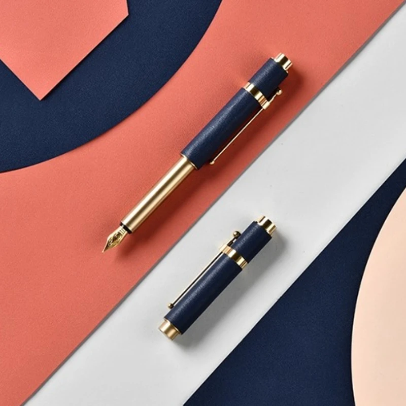 Accidental Design Schmidt Portable Pocket Brass Fountain Pen with Replaceable Ink Bladder High-grade Travel Collection Gift Pen
Accidental Design Schmidt Portable Pocket Brass Fountain Pen with Replaceable Ink Bladder High-grade Travel Collection Gift Pen