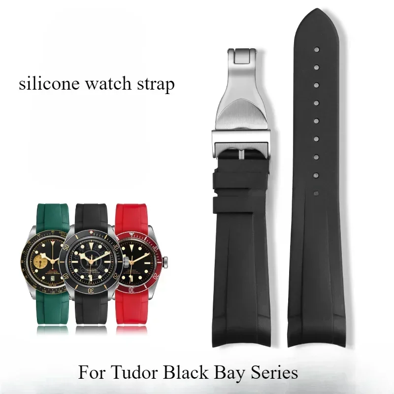 Ремешок силиконовый для наручных часов Tudor Black Bay Qicheng, водостойкий, 22 м
Ремешок силиконовый для наручных часов Tudor Black Bay Qicheng, водостойкий, 22 м